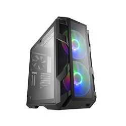 Cooler Master MasterCase H500M Full Tower 4 x USB 3.0 / 1 x USB 3.1 Type-C 4 x Tempered Glass Window Panels Iron Grey Case with 
