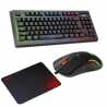 Marvo Scorpion CM310-UK 3-in-1 TKL Gaming Bundle, Keyboard, Mouse and Mouse Pad, Wired USB 2.0, 3 Colour Backlit, Multimedia, An