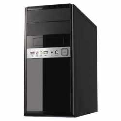 Spire 1016 Micro ATX Case, 500W, Front USB2 & Audio, Piano Black