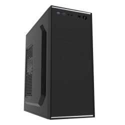 Spire Jet Stream ATX Case, 500W, USB3, 8cm Fan, Black with Silver Stripe