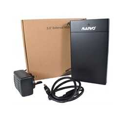 Maiwo USB 3.0 3.5" External Hard Drive Enclosure  with Power Adapter