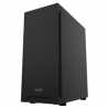 CRONUS Athena Case, Silent, Black, Mid Tower, 1 x USB 3.0 / 2 x USB 2.0, Sound-Dampened Front, Top & Side Panels, ATX, Micro ATX