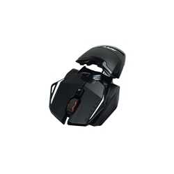 Mad Catz R.A.T. 1+ Gaming Mouse, USB 2.0, Ultra Lightweight at 60g with Adjustable Palm Rest, Ergonomic, Ambidextrous Design, Ad