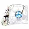 Antec TriCool 12cm Clear Case Fan, 3 Speed, 3-pin with 4-pin Adapter