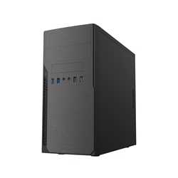 CiT Classic Micro Micro Tower 2 x USB 3.0 / 2 x USB 2.0 Black Case with 500W PSU