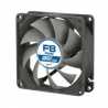 Arctic F8 8cm PWM PST Case Fan for Continuous Operation , Black & Grey, 9 Blades, Dual Ball Bearing, 6 Year Warranty