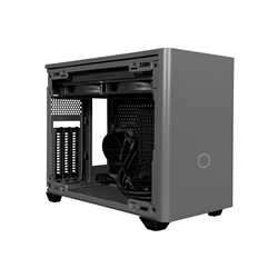 COOLER MASTER NR200P MAX Case, Black & Grey, Mini-ITX, 2 x USB 3.2 Gen 1 Type-A, Tempered Glass Side Window and Ventilated Steel