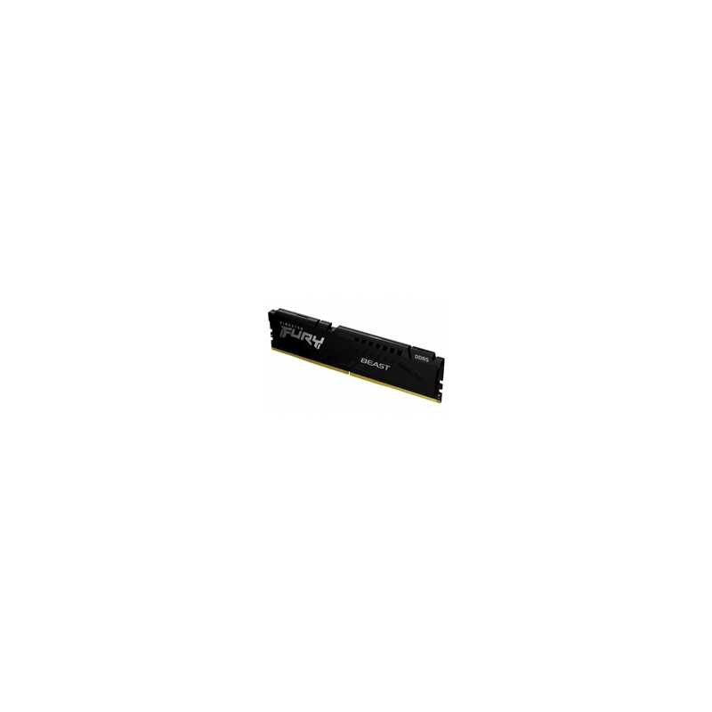Kingston FURY Beast KF552C40BB-16 Gaming System Memory, DDR5, 5200MHz, 1 x 16Gb, Black Heatsink, 288 Pin, 1.25v, CL40