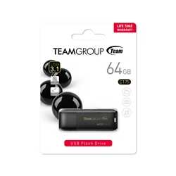 Team C175 64GB USB 3.1 Black USB Flash Drive
