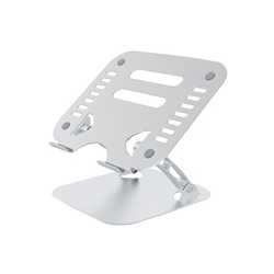 PREVO Aluminium Alloy Laptop Stand, Fit Devices from 11 to 17 Inches, Non-Slip Silicone, Height and Angle Adjustable