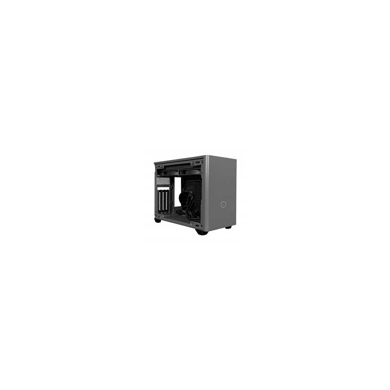 COOLER MASTER NR200P MAX Case, Black & Grey, Mini-ITX, 2 x USB 3.2 Gen 1 Type-A, Tempered Glass Side Window and Ventilated Steel