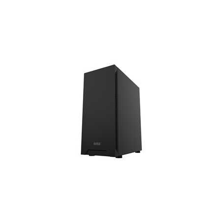 CRONUS Athena Case, Silent, Black, Mid Tower, 1 x USB 3.0 / 2 x USB 2.0, Sound-Dampened Front, Top & Side Panels, ATX, Micro ATX