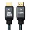 Prevo HDMI-2.1-2M HDMI Cable, HDMI 2.1 (M) to HDMI 2.1 (M), 2m, Black & Grey, Supports Displays up to 8K@60Hz, 99.9% Oxygen-Free