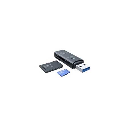 Prevo CR311 USB 3.0 Card Reader, High-speed Memory Card Adapter Supports SD/Micro SD/TF/SDHC/SDXC/MMC, Compatible with Windows, 