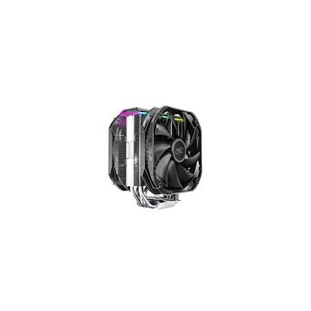 DeepCool AS500 PLUS Universal Socket 140mm PWM 1200RPM Addressable RGB LED Fan CPU Cooler with Wired Addressable RGB Controller