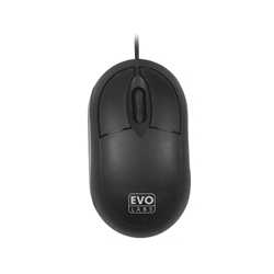 Evo Labs MO-001 USB Matte Black Mini Mouse