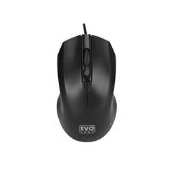 Evo Labs MO-128 USB Matte Black Mouse