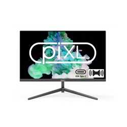 piXL PX24IUHDS 24 Inch Frameless Monitor, Widescreen LCD Panel, 5ms Response Time, 75Hz Refresh Rate, Full HD 1920 x 1080, HDMI,