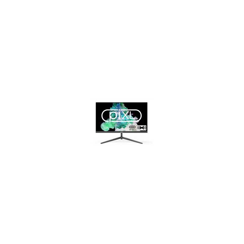 piXL PX24IUHDS 24 Inch Frameless Monitor, Widescreen LCD Panel, 5ms Response Time, 75Hz Refresh Rate, Full HD 1920 x 1080, HDMI,