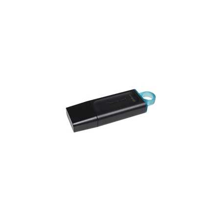 Kingston DataTraveler Exodia 64GB USB 3.2 Blk/Cyan USB Flash Drive