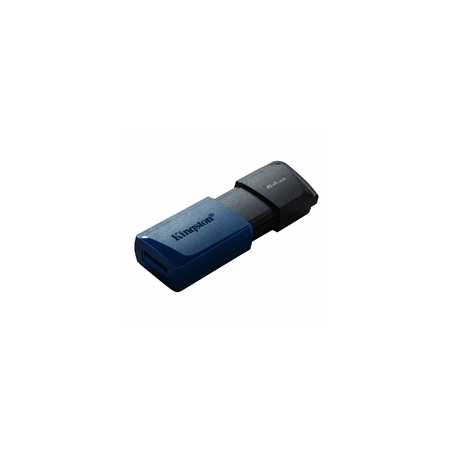 Kingston DataTraveler ExodiaM DTXM/64GB USB Flash Drive, 64GB, USB 3.2, Blue / Black, Moving Cap Design