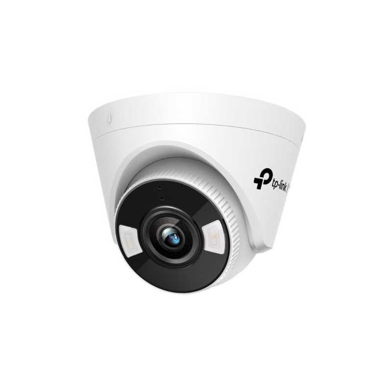 TP-LINK (VIGI C440-W 2.8MM) 4MP Full Colour Turret Network Camera w/ 2.8mm Lens, PoE, Spotlight LEDs, Smart Detection, Two-Way A