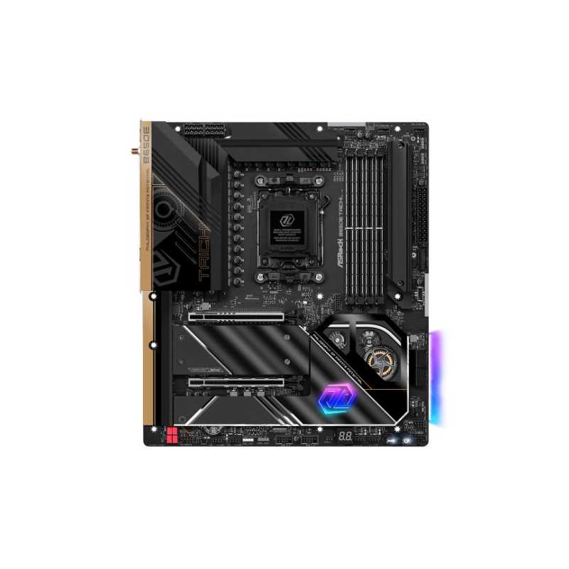 Asrock B650E TAICHI, AMD B650, AM5, EATX, 4 DDR5, HDMI, USB4, Wi-Fi 6E, 2.5G LAN, PCIe5, RGB, 3x M.2