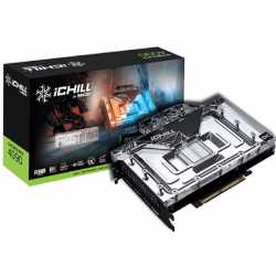 INNO3D GEFORCE RTX 4090 ICHILL FROSTBITE C4090-246XX-1833FB - 2580MHz Boost, Water Block, 24GB DDR6X 384-bit Memory Bandwidth Gr