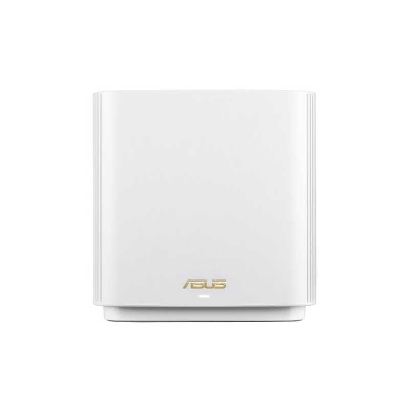Asus (ZenWiFi XT9) AX7800 Tri-Band Wi-Fi 6 Mesh System, Single, 160MHz Bandwidth, 2.5G WAN, USB, Parental Controls, White