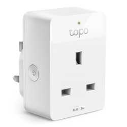 TP-LINK (TAPO P105) Mini Smart Wi-Fi Socket, Remote Access, Scheduling, Away Mode, Voice Control, Support for Higher-Power Appli