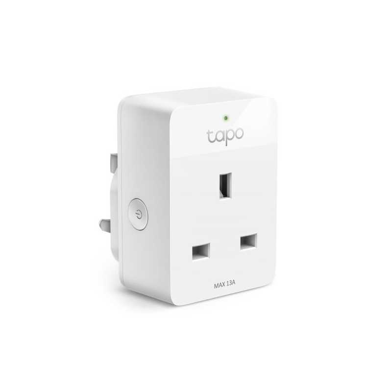 TP-LINK (TAPO P105) Mini Smart Wi-Fi Socket, Remote Access, Scheduling, Away Mode, Voice Control, Support for Higher-Power Appli