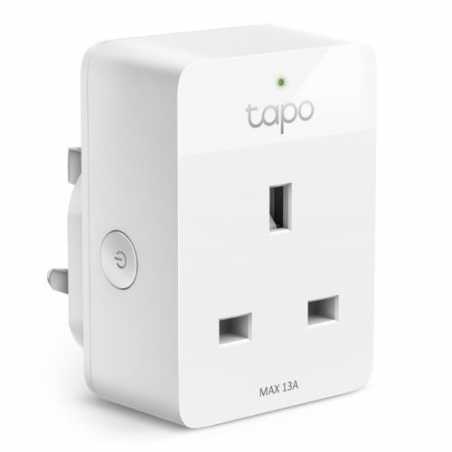 TP-LINK (TAPO P105) Mini Smart Wi-Fi Socket, Remote Access, Scheduling, Away Mode, Voice Control, Support for Higher-Power Appli