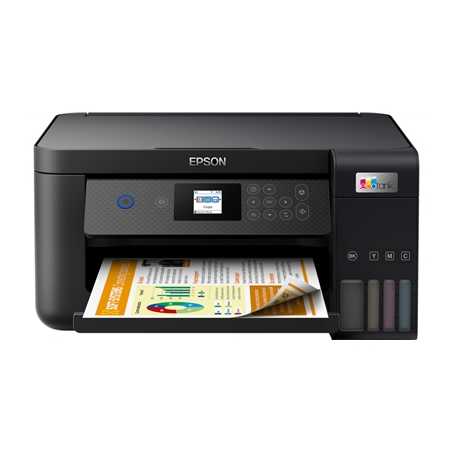 Epson EcoTank C11CJ63403 ET-2851 Inkjet Printer, Colour, Wireless, All-in-One, A4, 3.7cm LCD Screen