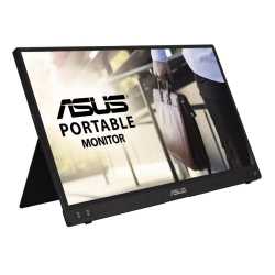 Asus 15.6" Portable IPS Monitor (ZenScreen MB16ACV), 1920 x 1080, USB-C (USB-A adapter), USB-powered, Auto-rotatable, Antibacte