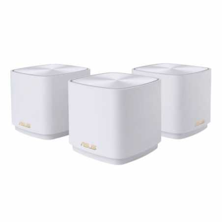 Asus AX5400 (ZenWiFi XD5) AX3000 Dual Band Mesh Wi-Fi 6 System, 3 Pack, GB LAN, GB WAN, 160MHz Bandwidth, AiMesh, AiProtection, 