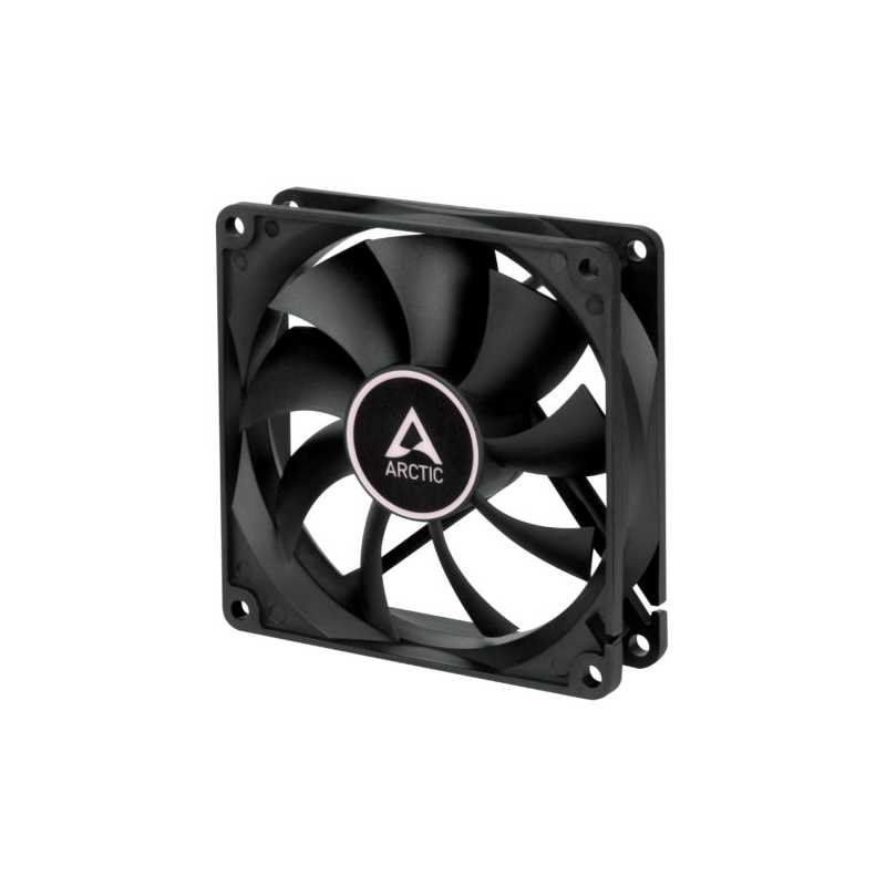 Arctic F9 9.2cm PWM PST Case Fan for Continuous Operation, Black, Dual Ball Bearing, 150-1800 RPM