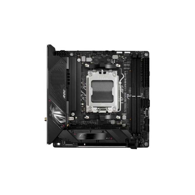 Asus ROG STRIX B650E-I GAMING WIFI, AMD B650, AM5, Mini ITX, 2 DDR5, HDMI, DP Alt Mode, Wi-Fi 6E, 2.5G LAN, PCIe5, 2x M.2