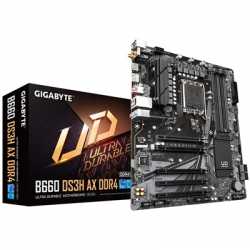 Gigabyte B660 DS3H AX DDR4 Motherboard, Intel Socket 1700, 12th Gen, ATX, Digital VRM, MOS Heatsink, 2 x PCIe 4.0 M.2, Gaming LA
