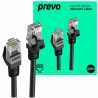 Prevo CAT6-BLK-20M Network Cable, RJ45 (M) to RJ45 (M), CAT6, 20m, Black, Oxygen Free Copper Core, Sturdy PVC Outer Sleeve & Cli