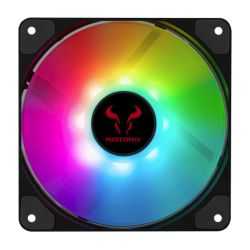 Riotoro Quiet Storm 12cm RGB PWM Case Fan, 10 Addressable RGB LEDs, Hydraulic Bearing