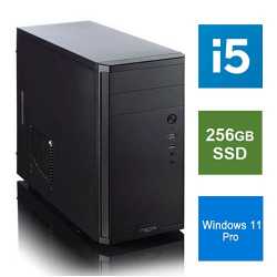 Spire MATX Tower PC, Fractal Core 1100 Case, i5-11400, 8GB 3200MHz, 256GB SSD, Bequiet 450W, No Optical, KB & Mouse, Windows 11 
