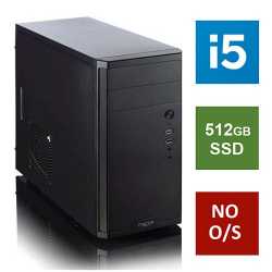Spire MATX Tower PC, Fractal Core 1100 Case, i5-11400, 8GB 3200MHz, 512GB SSD, Bequiet 450W, No Optical, KB & Mouse, No Operatin