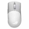 Asus ROG Keris AimPoint Wired/Wireless/Bluetooth Optical Gaming Mouse, 36000 DPI, Swappable Switches, RGB, Mouse Grip Tape, Whit