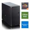 Spire MATX Tower PC, Fractal Core 1100 Case, Ryzen 5 5600G, 8GB 3200MHz, 256GB SSD, Bequiet 450W, No Optical, KB & Mouse, Window