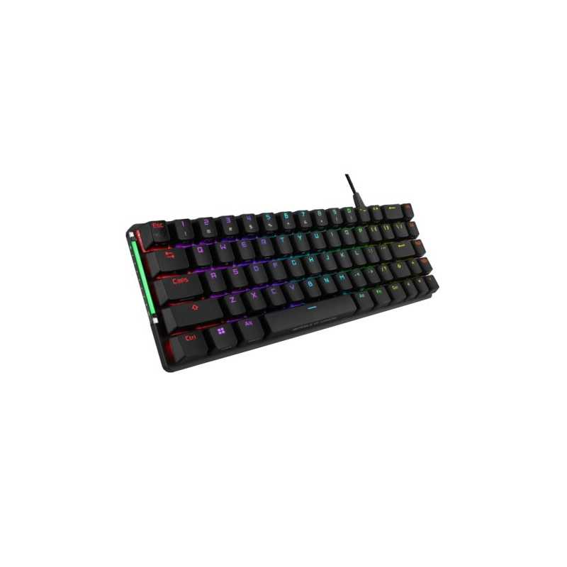 Asus ROG FALCHION ACE Compact 65% Mechanical RGB Gaming Keyboard, Wired (Dual USB-C), ROG NX Red Switches, Per-key RGB Lighting,