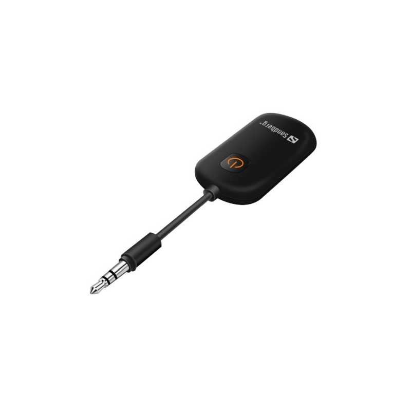 Sandberg Bluetooth Audio Link 2-in-1 TxRx Dongle, Receiver(Rx) & Transmitter(Tx), 10m Range, Rechargeable, 5 Year Warranty 