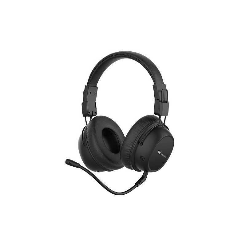 Sandberg Bluetooth Headset ANC FlexMic, Active Noise Cancellation, Detachable Mic, 13 Hours Play Time, 5 Year Warranty Sandberg Bluetooth Headset ANC FlexMic, Active Noise Cancellation, Detachable Mic, 13 Hours Play Time, 5 Year Warranty