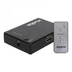 Approx 3 Port HDMI Switch, Remote Control