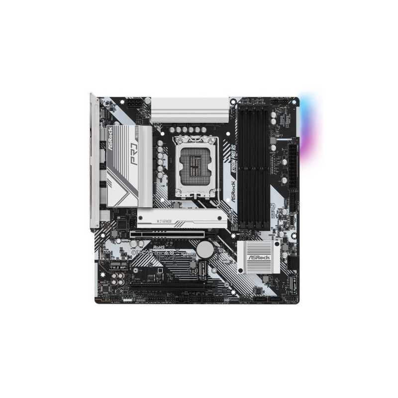 Asrock B760M PRO RS, Intel B760, 1700, Micro ATX, 4 DDR5, HDMI, DP, 2.5G LAN, PCIe5, 3x M.2, RGB