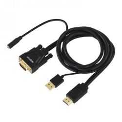 Approx HDMI Male to VGA Male Converter Cable with Audio
